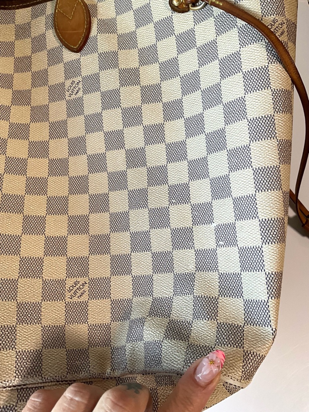 Louis Vuitton Damier Azur Neverfull GM - Picture 4 of 16